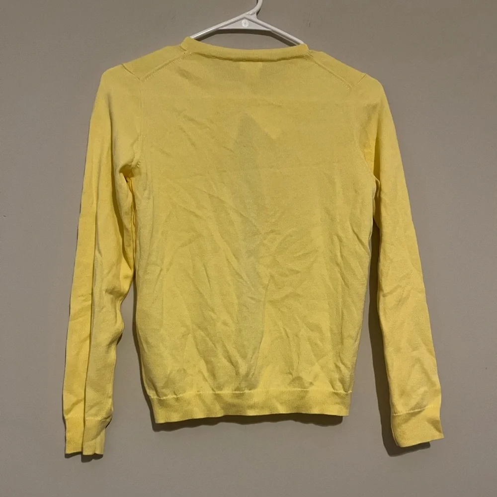 Crewcuts Girls' Casey cardigan sweater in Sunlight Yellow Size XL